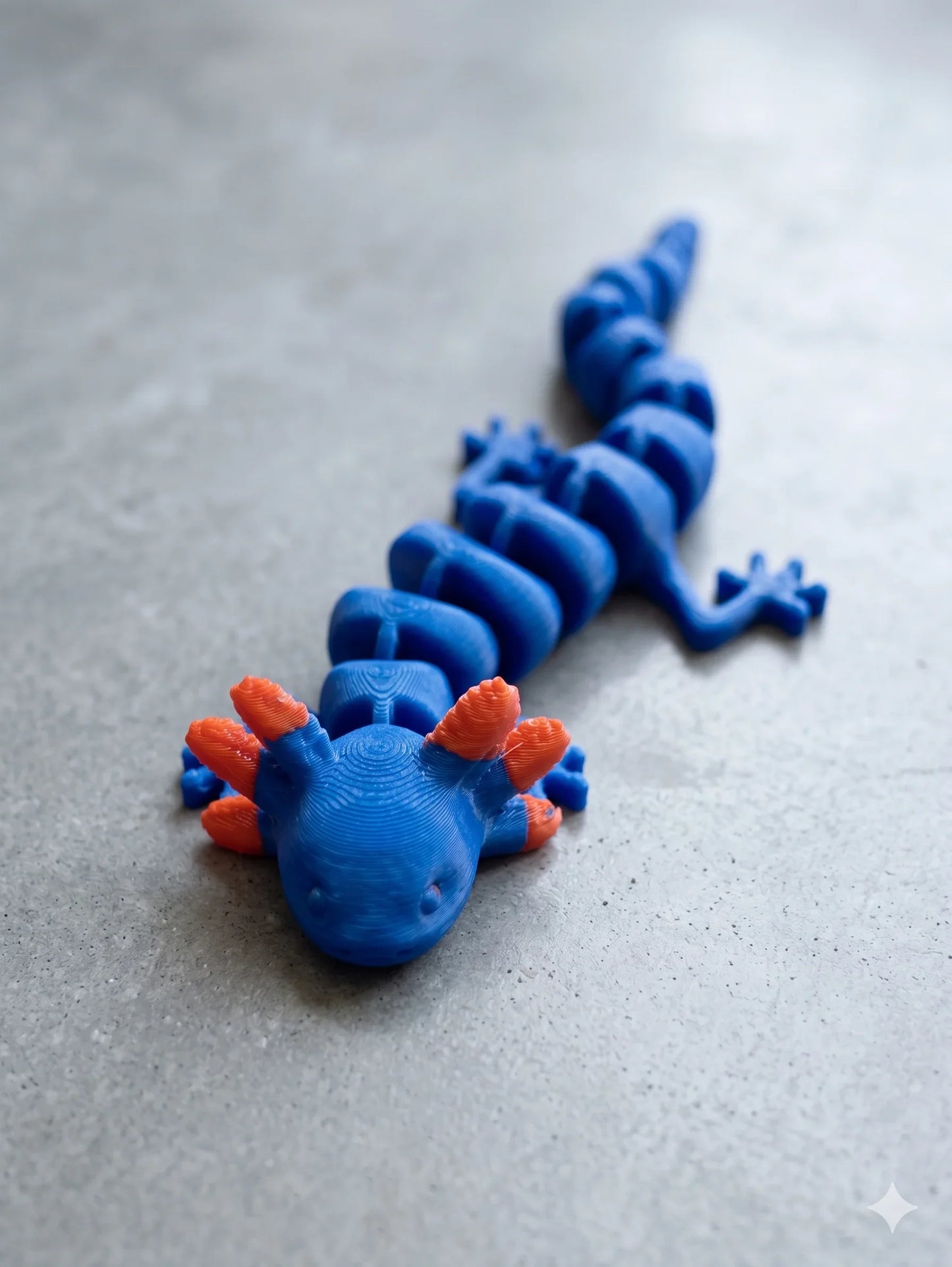 Axolotl Figur 3D gedruckt – Süße Tierfigur