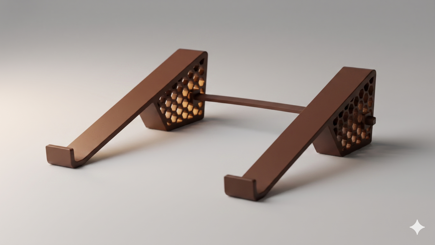 Laptop Ständer 3D gedruckt – Ergonomisch