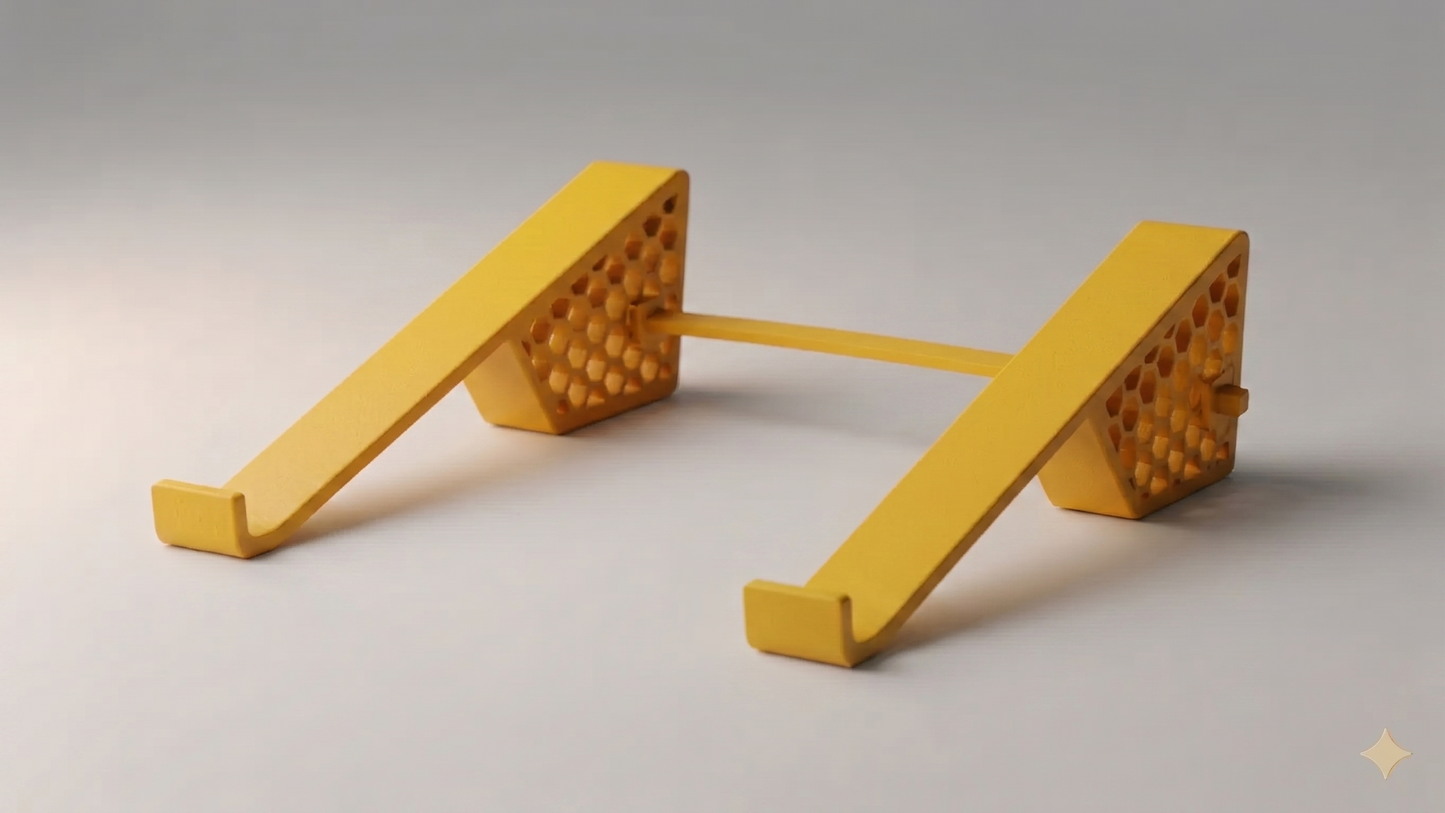 Laptop Ständer 3D gedruckt – Ergonomisch