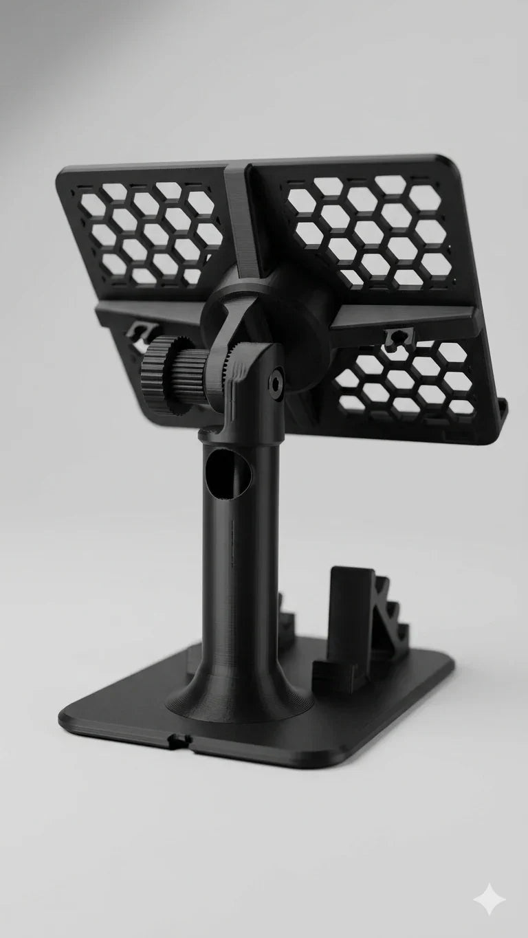 Tablet Ständer mit Kabelmanagement – 3D Druck