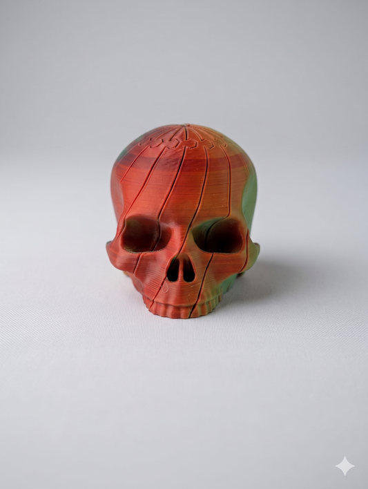 3D gedrucktes Fidget Toy | Totenkopf Stil