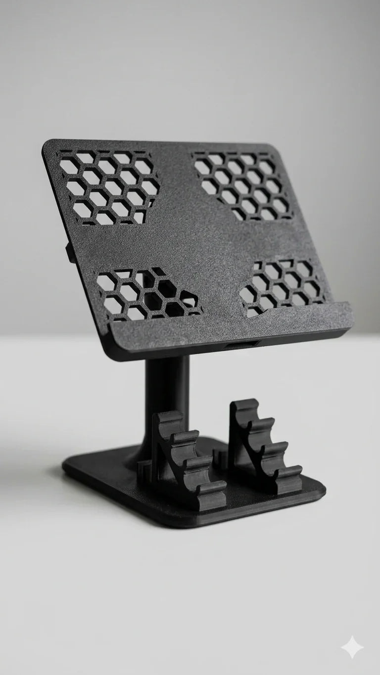 Tablet Ständer mit Kabelmanagement – 3D Druck