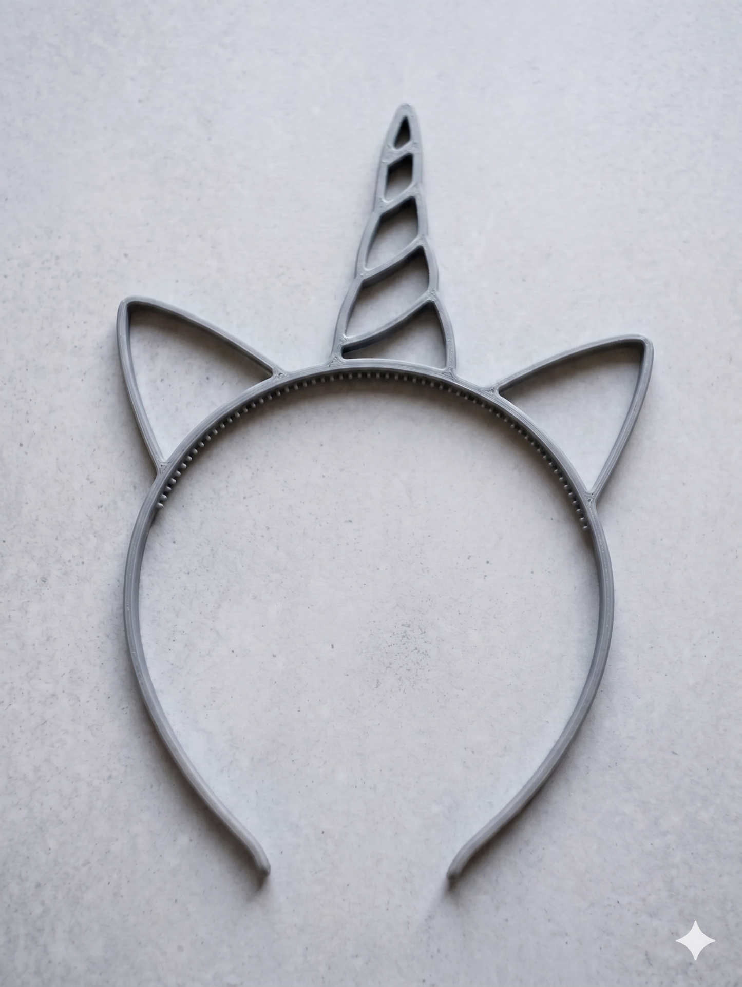 Einhorn Haarreif 3D gedruckt – Haarschmuck