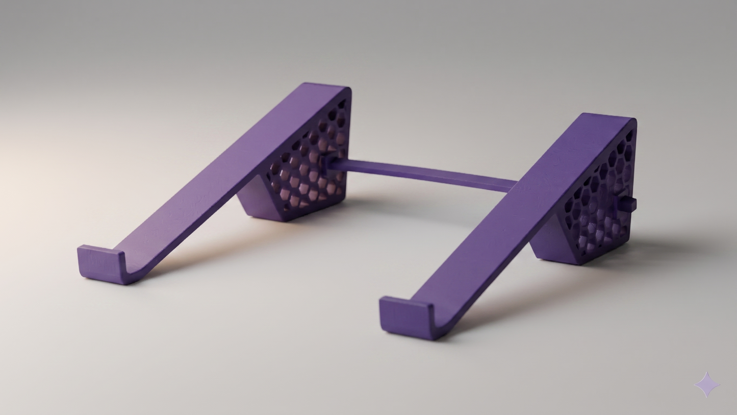 Laptop Ständer 3D gedruckt – Ergonomisch