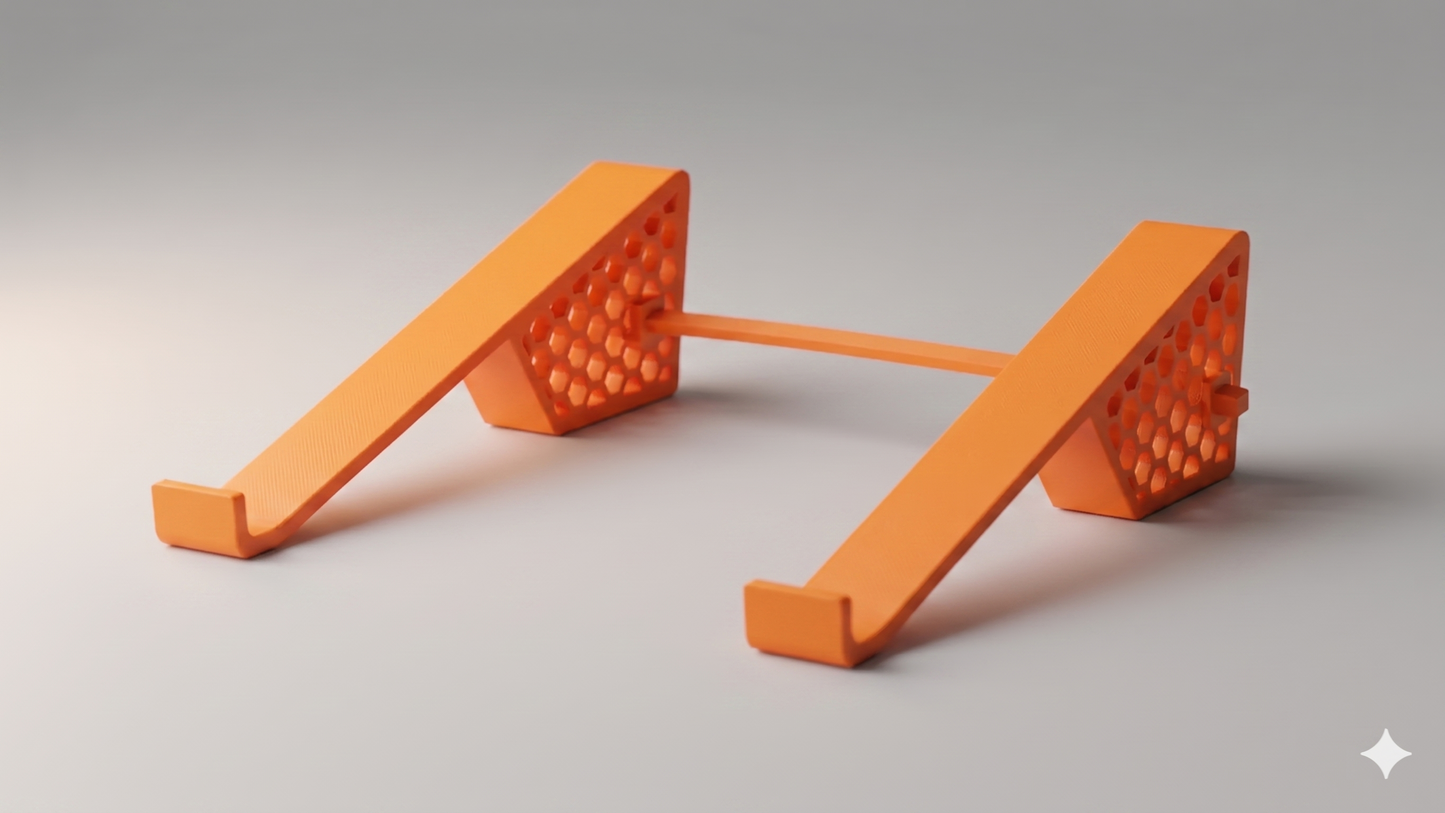 Laptop Ständer 3D gedruckt – Ergonomisch