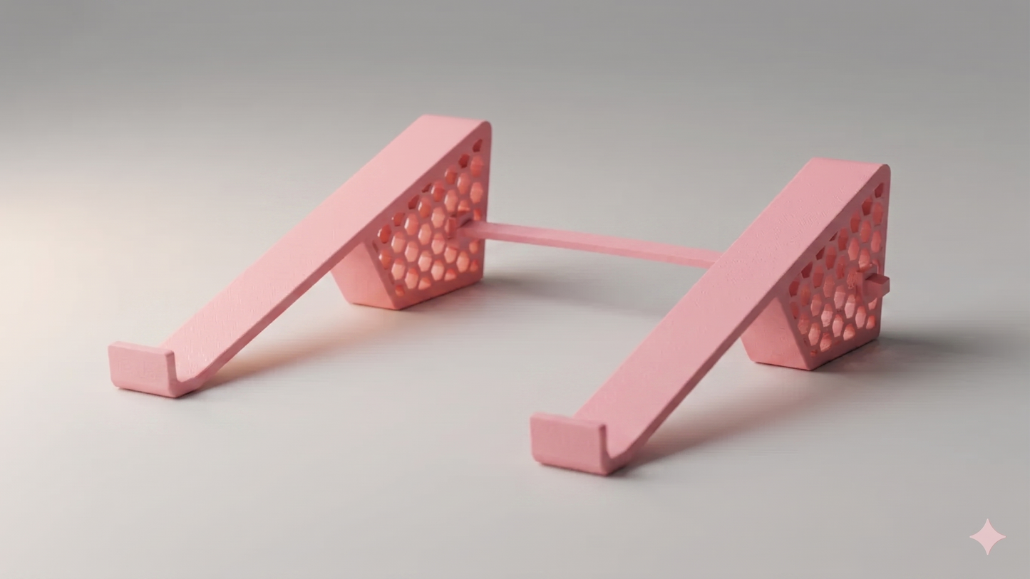Laptop Ständer 3D gedruckt – Ergonomisch