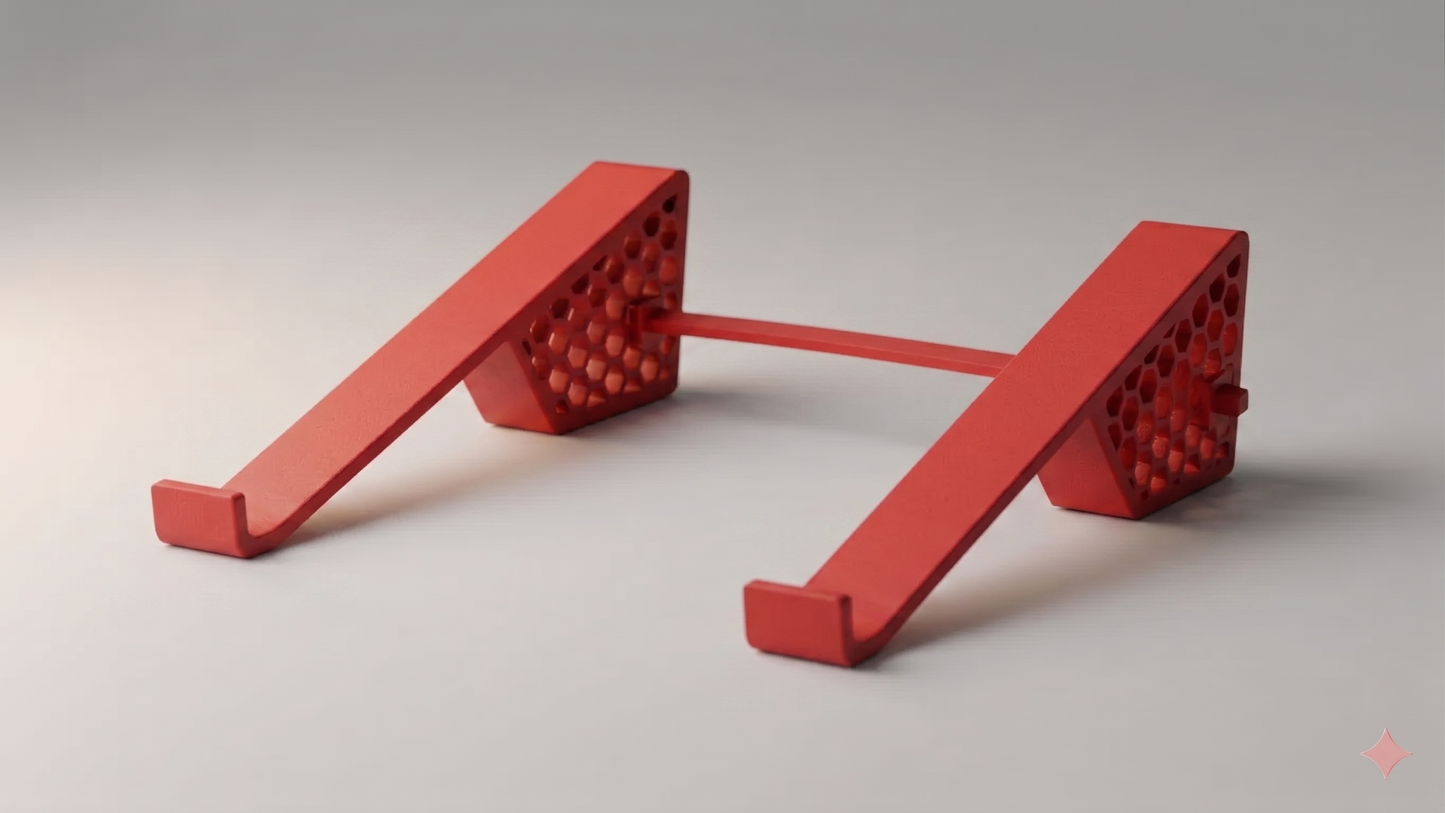 Laptop Ständer 3D gedruckt – Ergonomisch