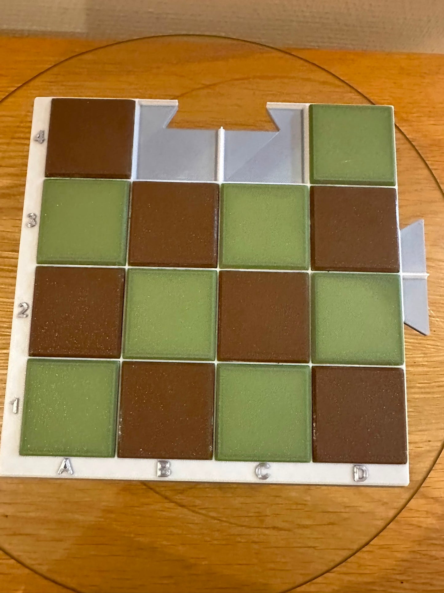 Modernes Designer-Schachspiel aus dem 3D-Drucker | Edles Schachset mit Figuren & Brett