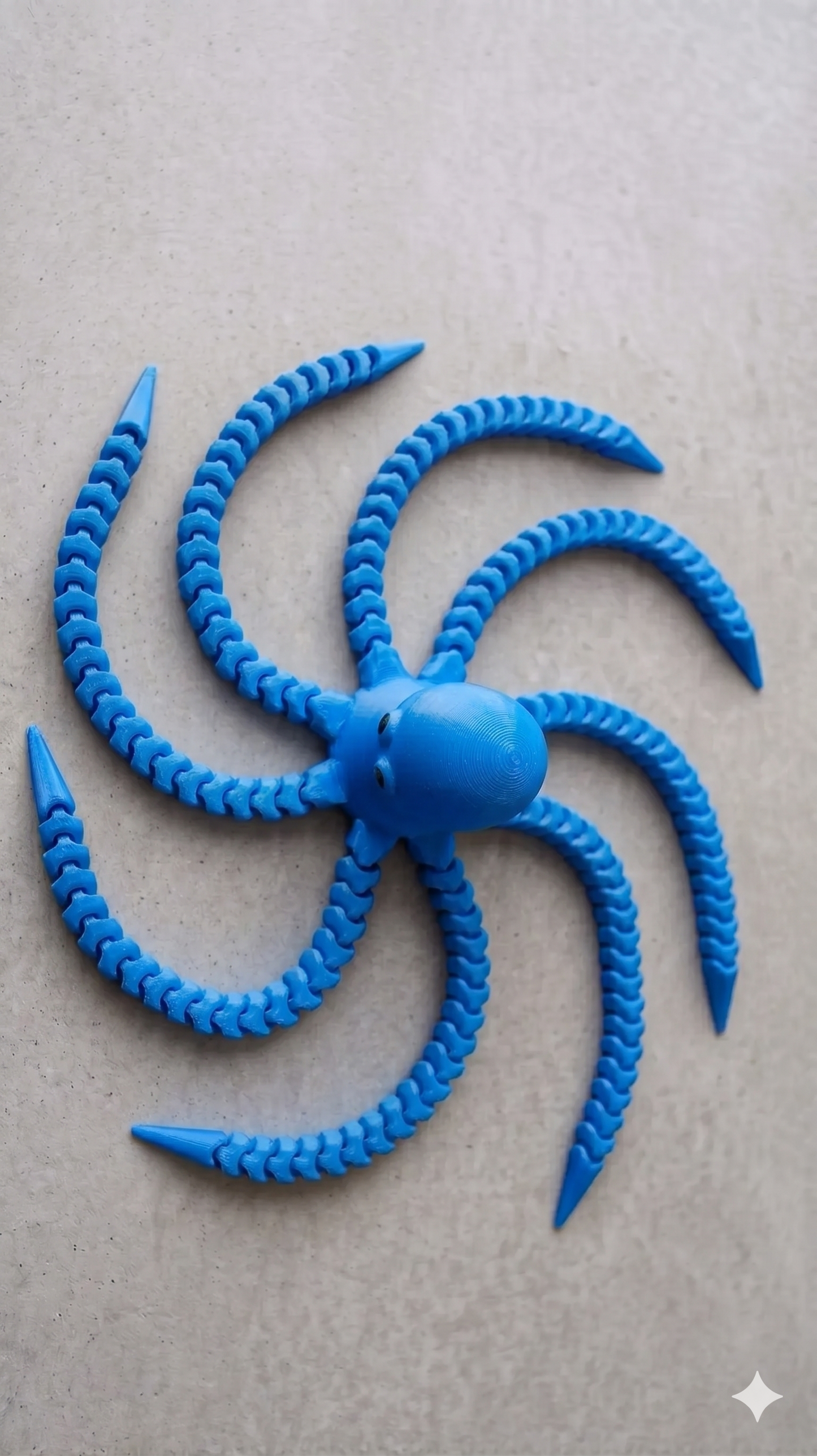 Oktopus Figur 3D gedruckt – Flexi Tintenfisch