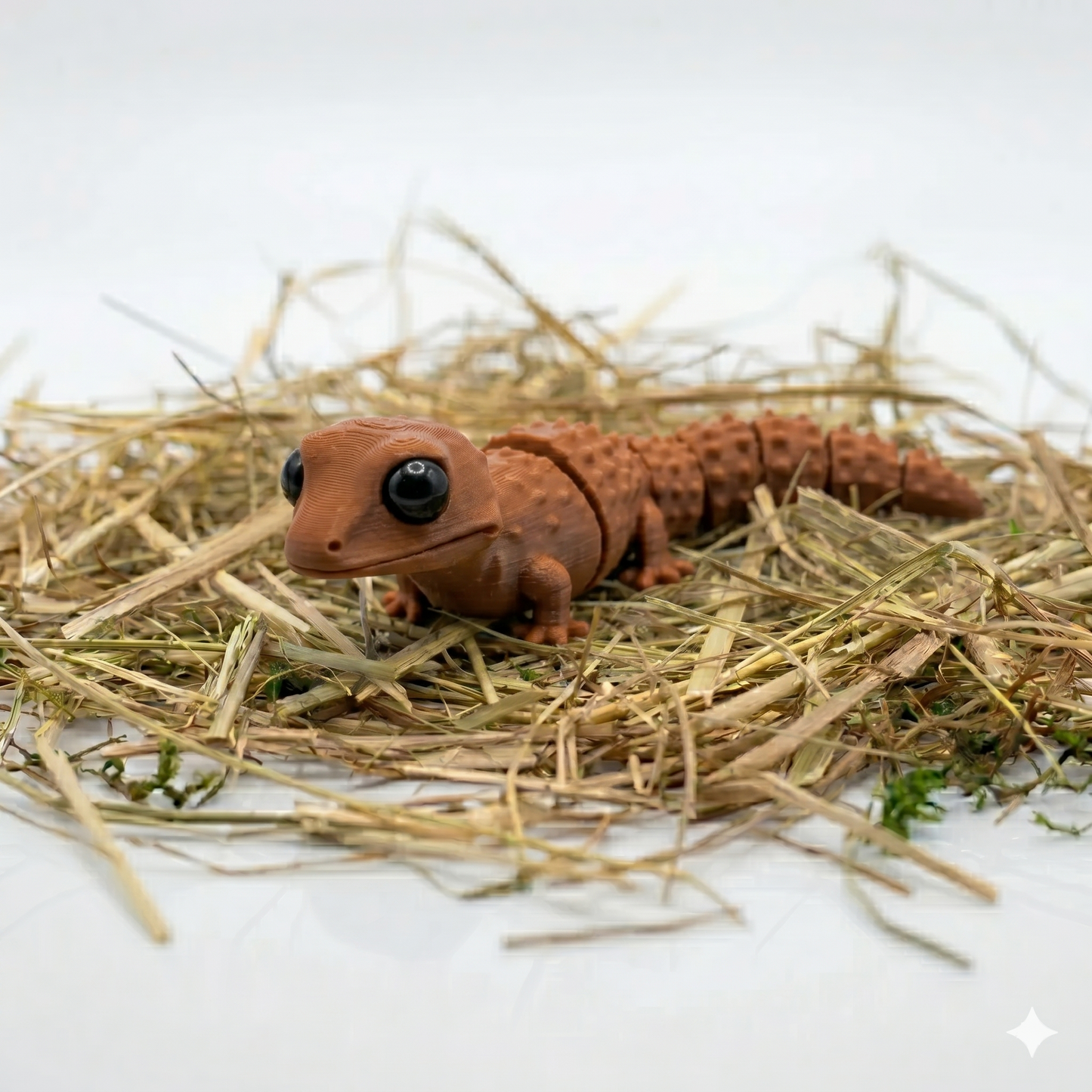 Gecko Figur 3D gedruckt – Bewegliche Tierfigur