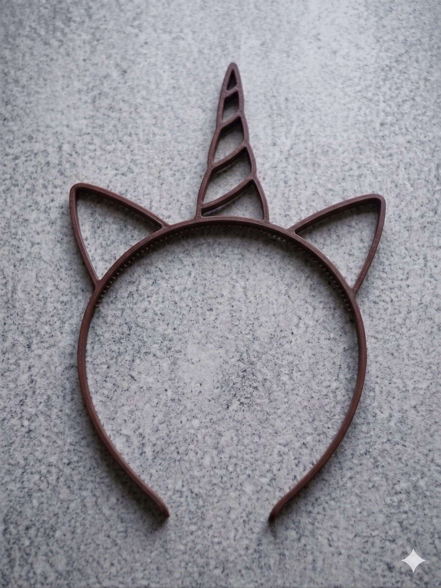 Einhorn Haarreif 3D gedruckt – Haarschmuck