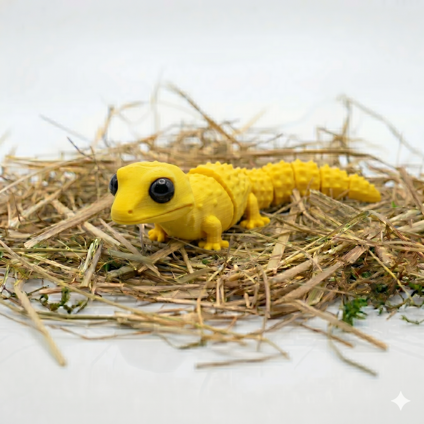 Gecko Figur 3D gedruckt – Bewegliche Tierfigur