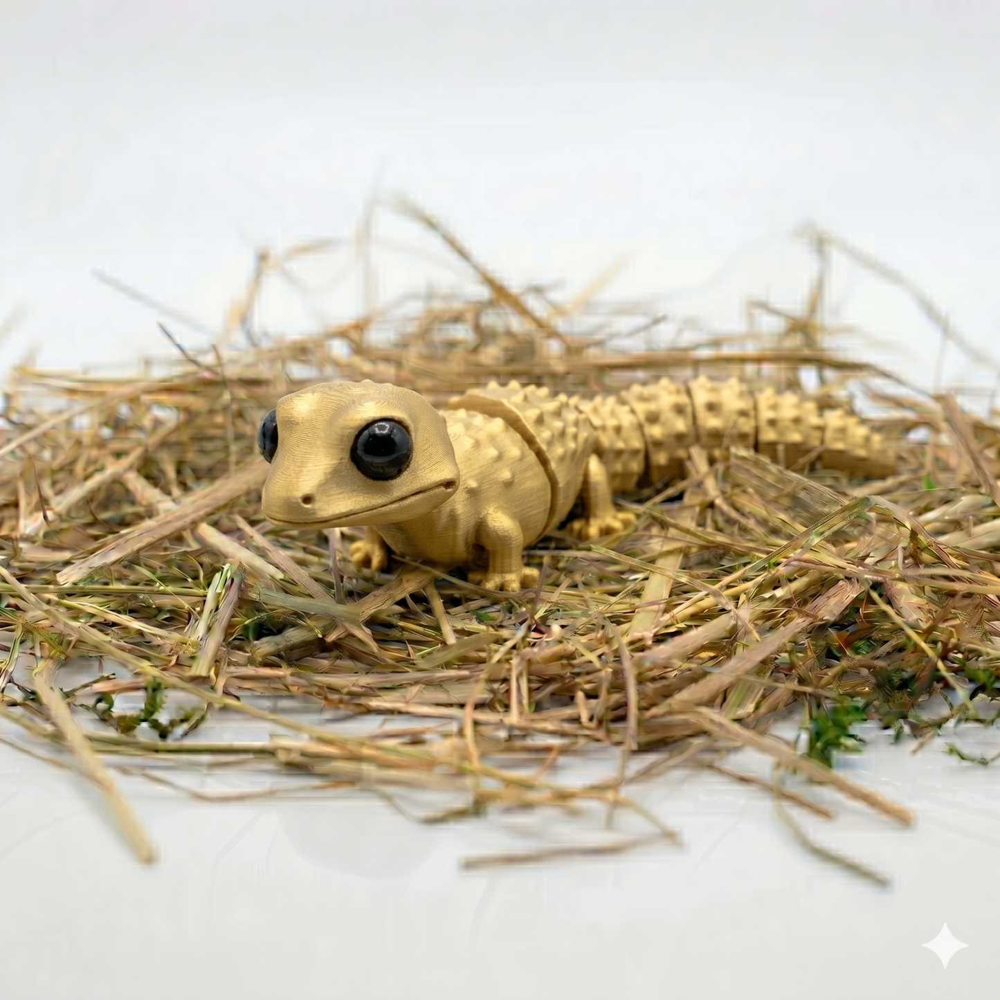 Gecko Figur 3D gedruckt – Bewegliche Tierfigur