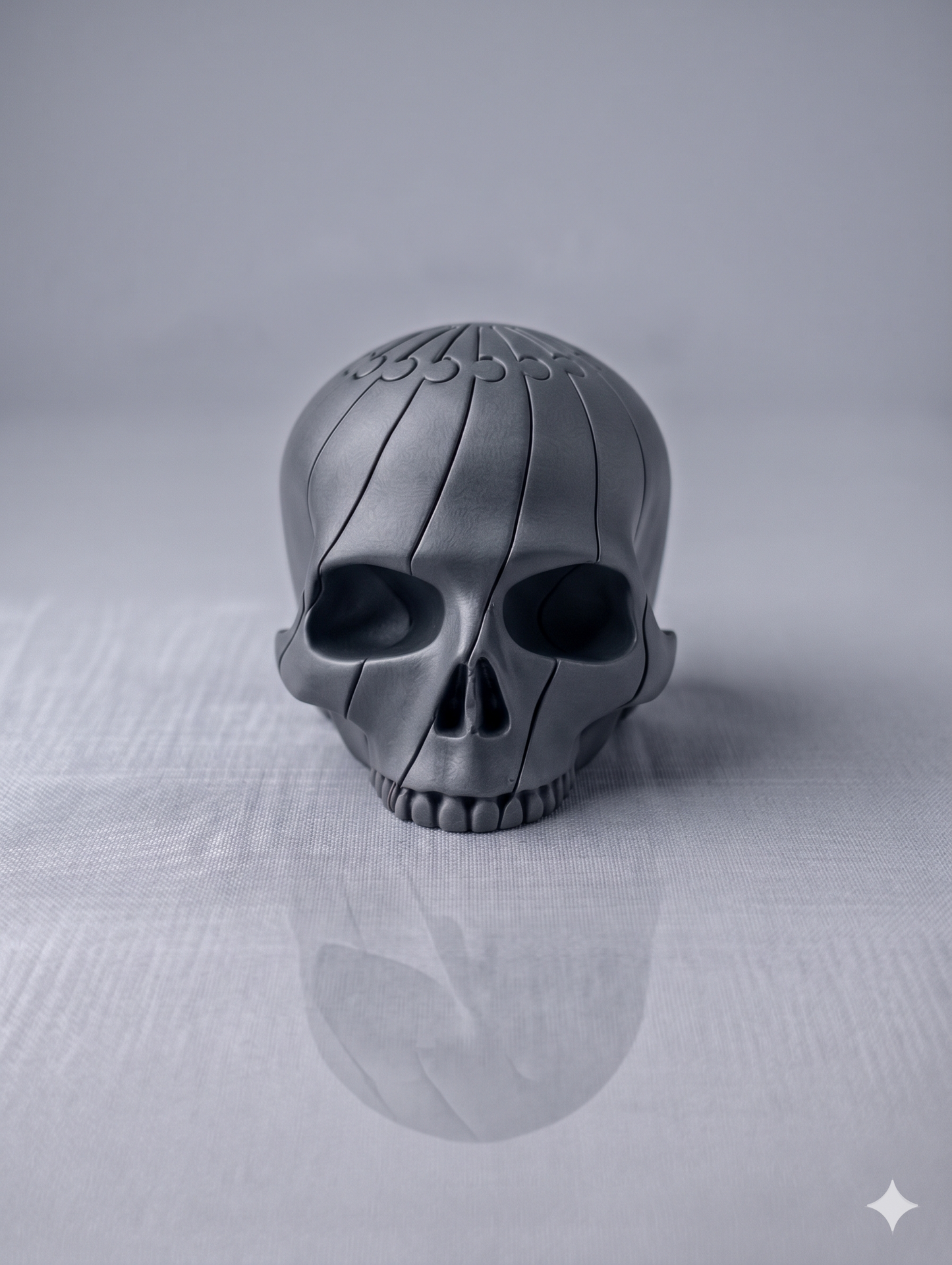 Fidget Toy Totenkopf 3D gedruckt – Stressball