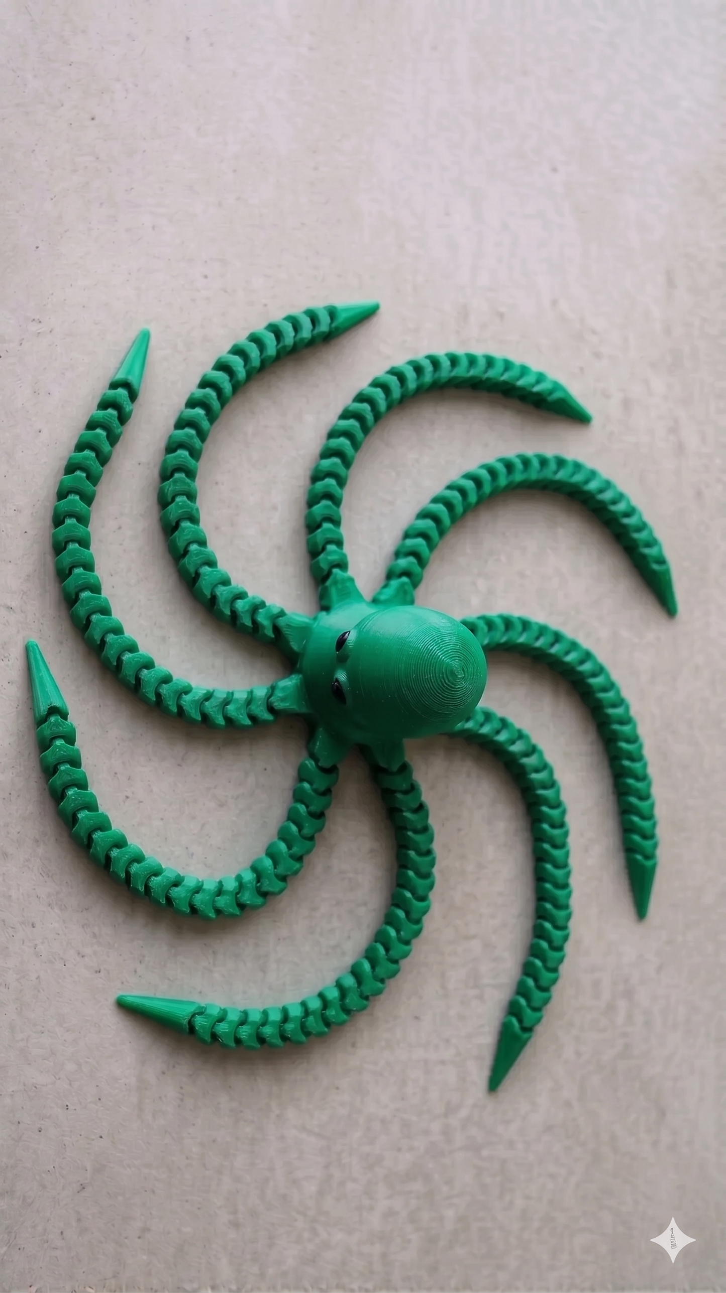 Oktopus Figur 3D gedruckt – Flexi Tintenfisch