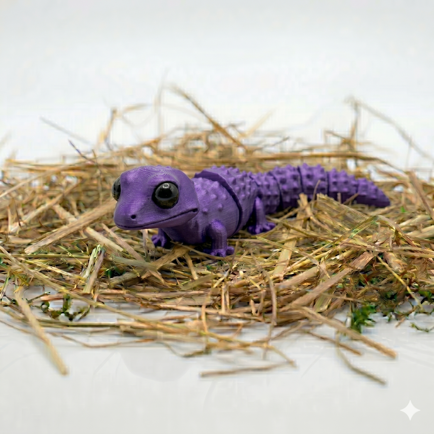 Gecko Figur 3D gedruckt – Bewegliche Tierfigur