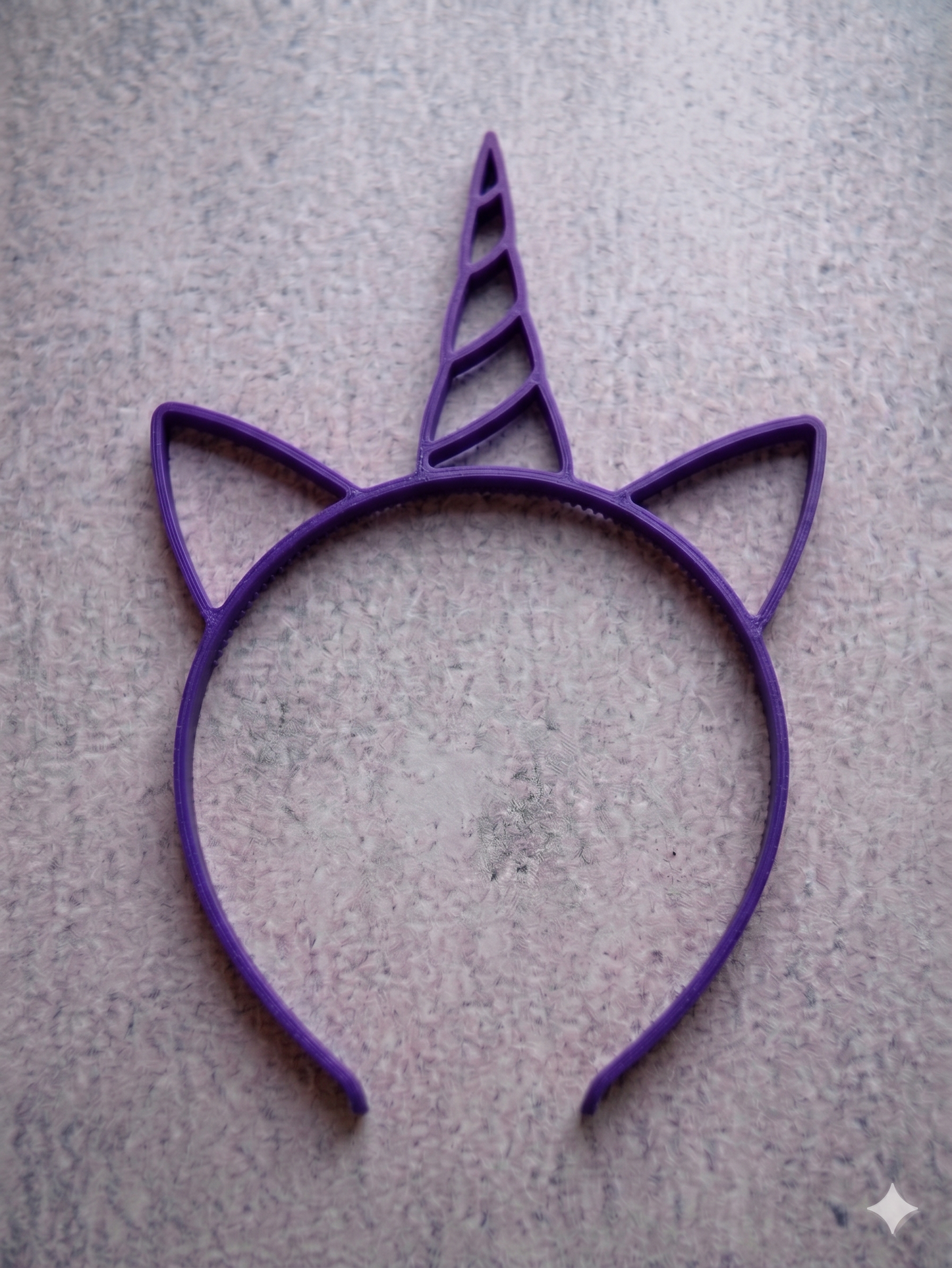 Einhorn Haarreif 3D gedruckt – Haarschmuck