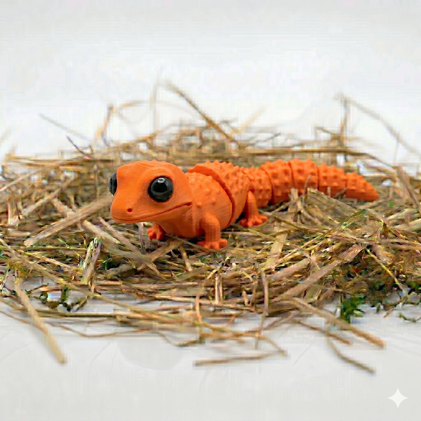 Gecko Figur 3D gedruckt – Bewegliche Tierfigur