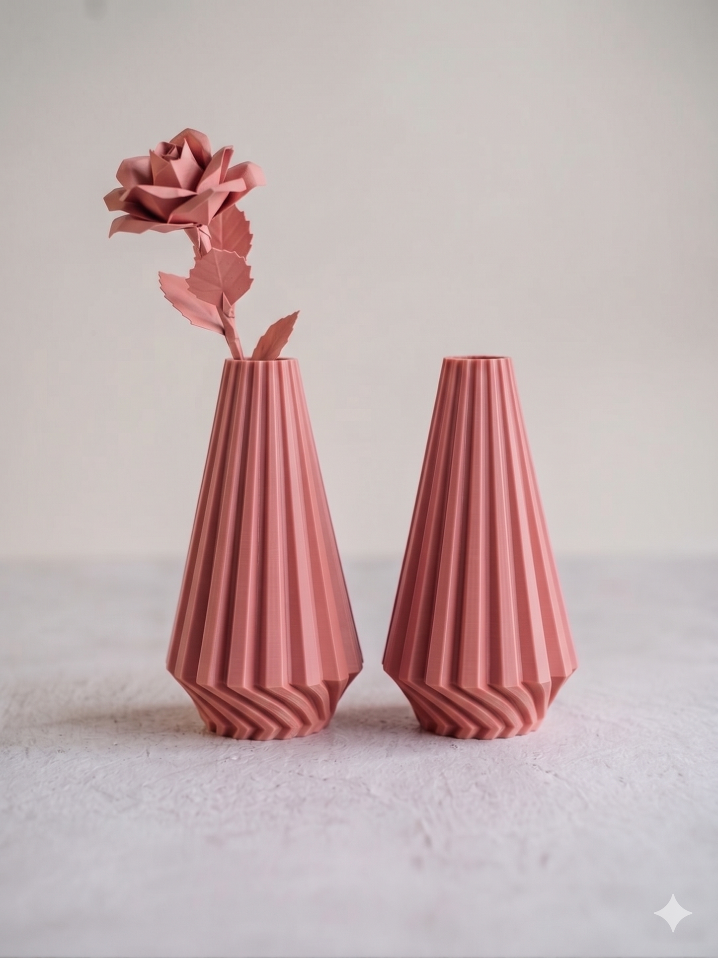 Vase 3D gedruckt – Moderne Blumenvase