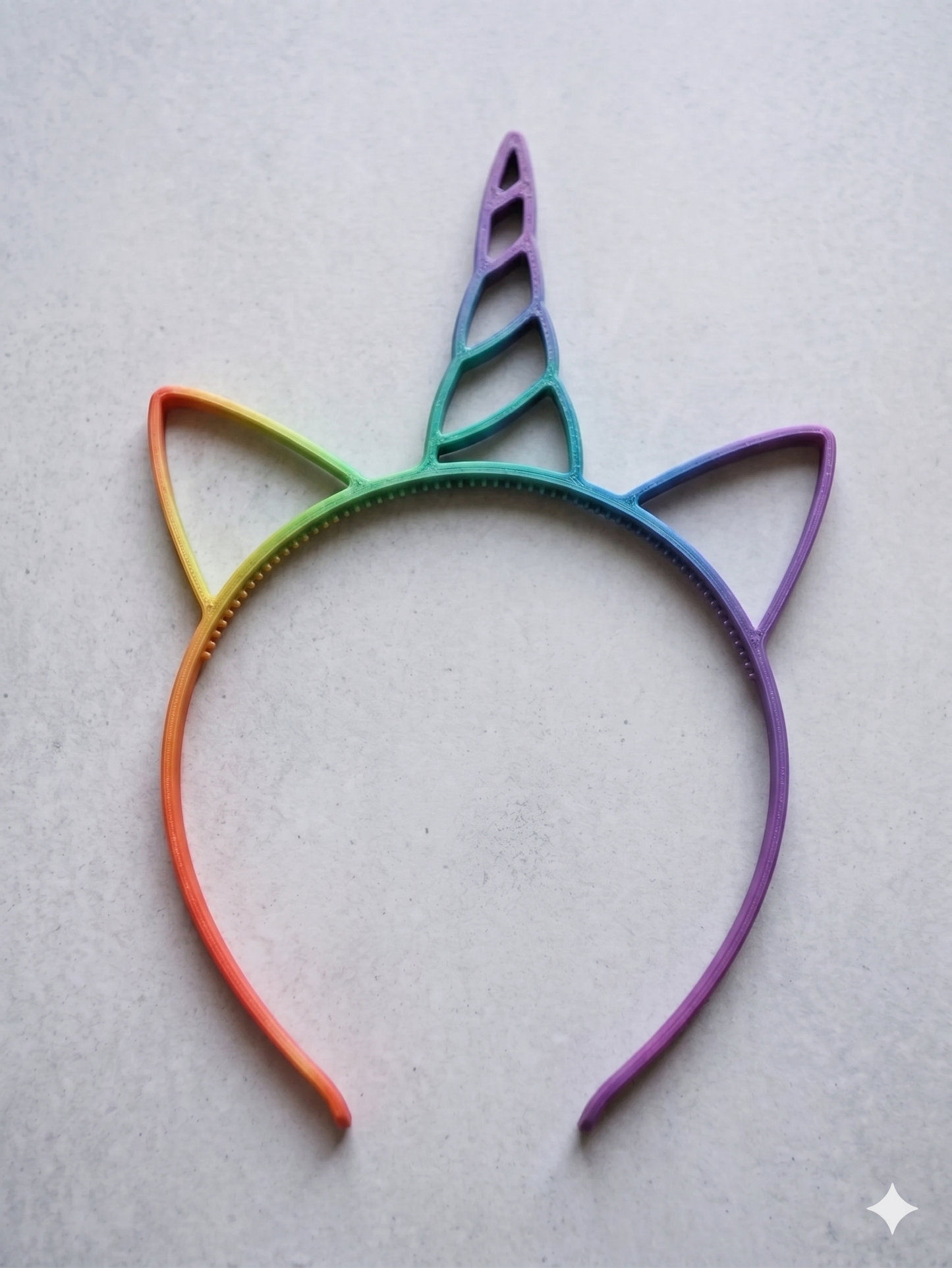 Einhorn Haarreif 3D gedruckt – Haarschmuck