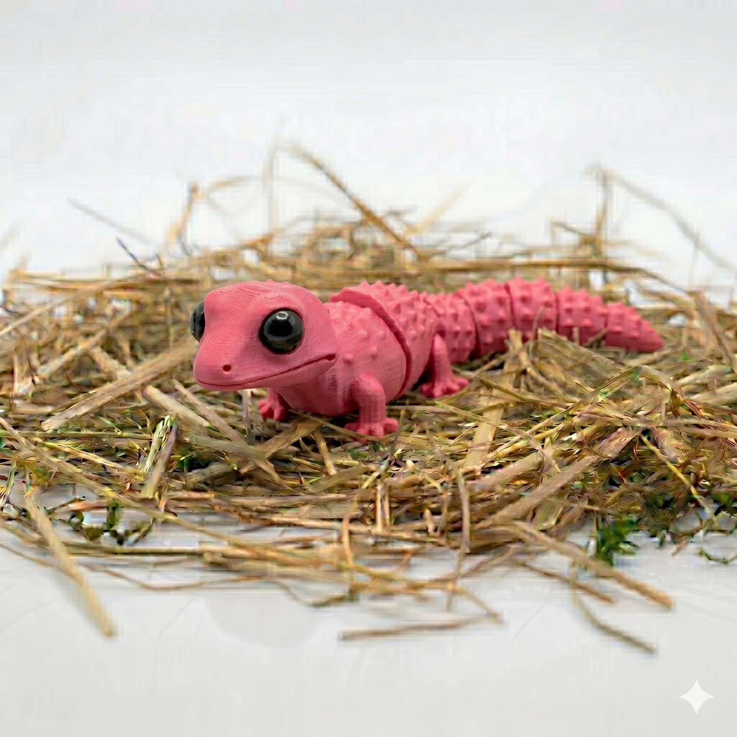Gecko Figur 3D gedruckt – Bewegliche Tierfigur
