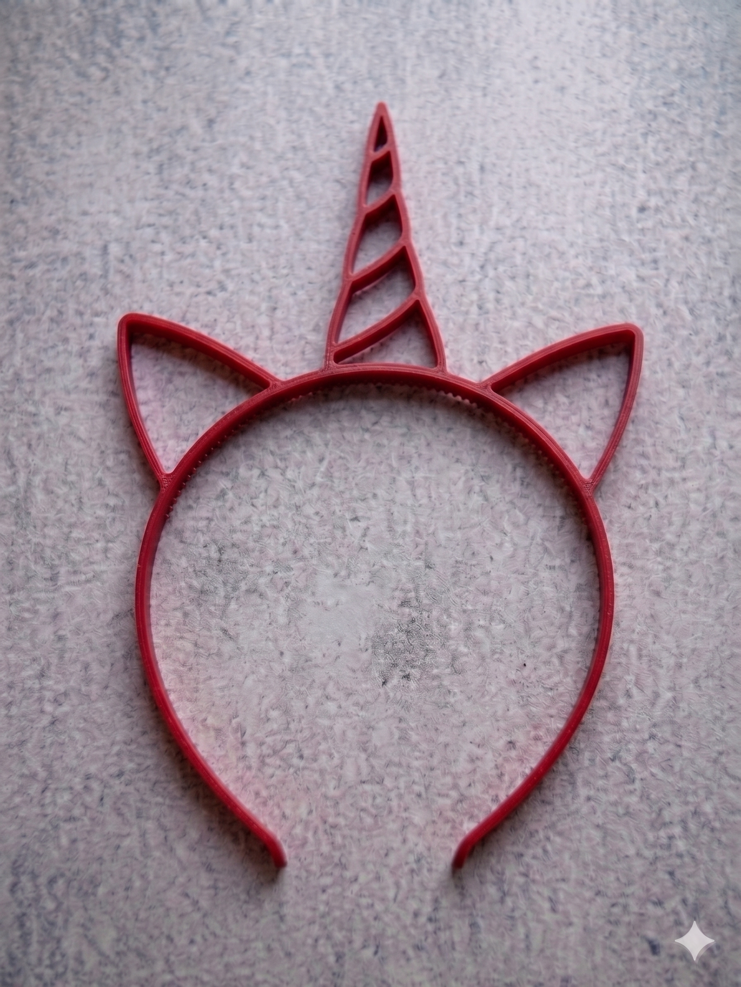 Einhorn Haarreif 3D gedruckt – Haarschmuck