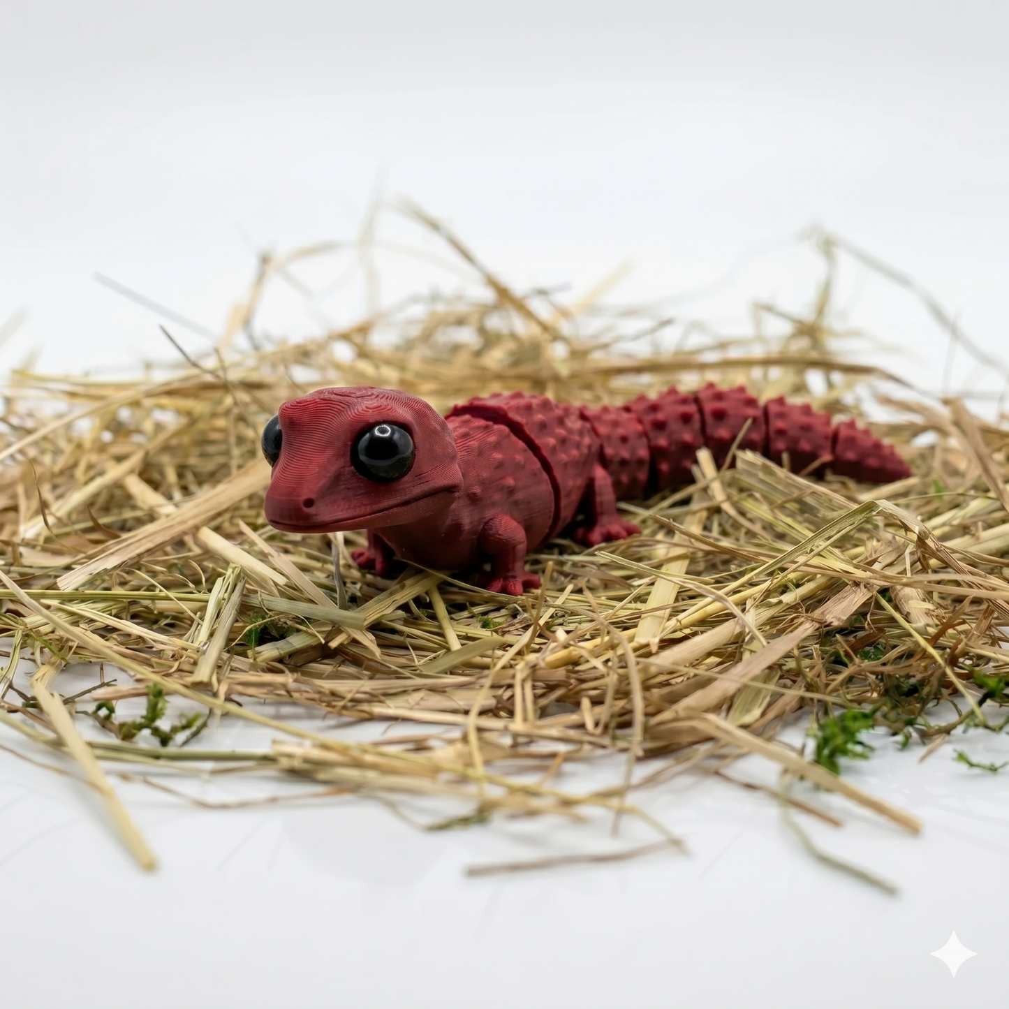 Gecko Figur 3D gedruckt – Bewegliche Tierfigur