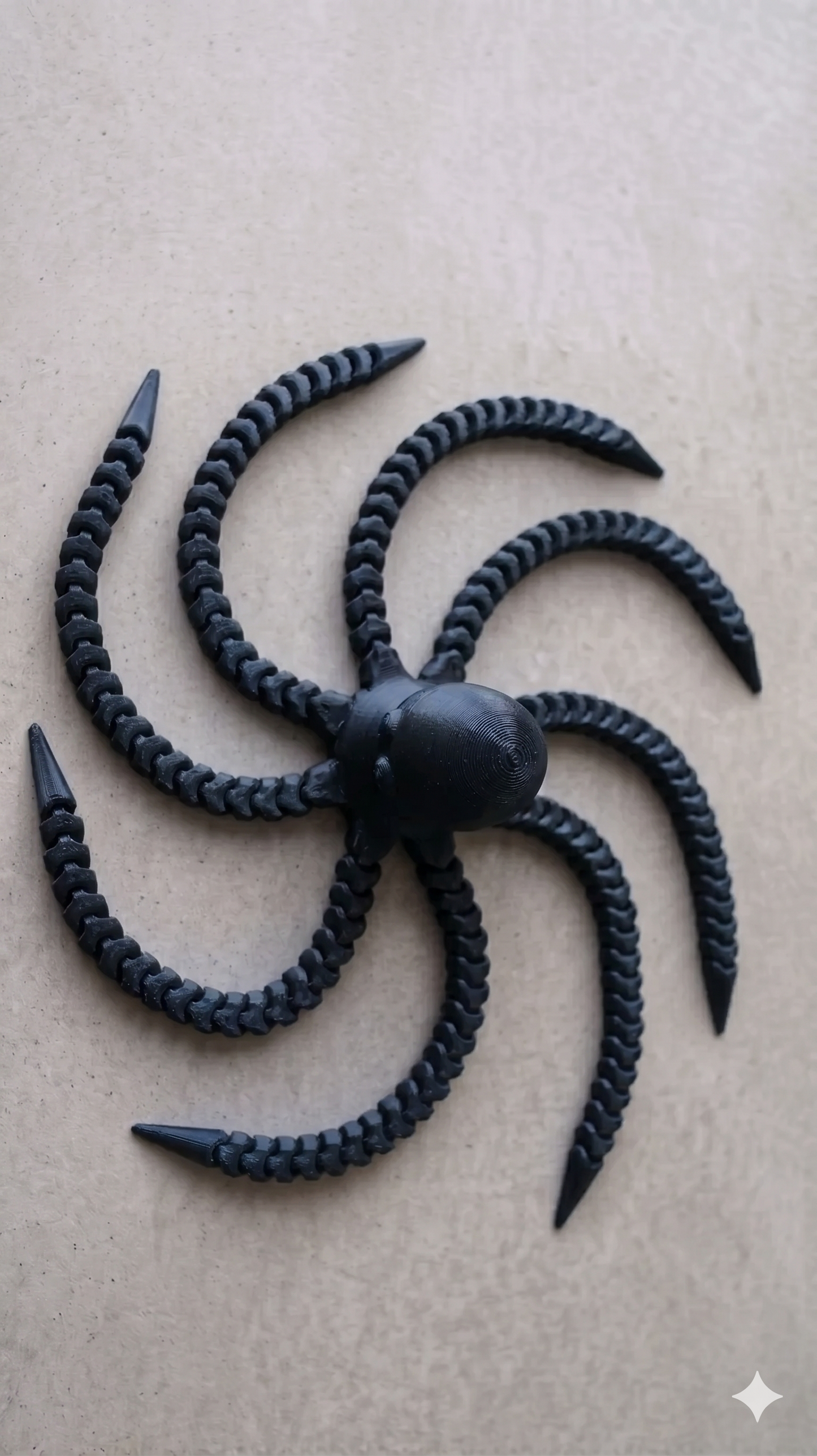 Oktopus Figur 3D gedruckt – Flexi Tintenfisch