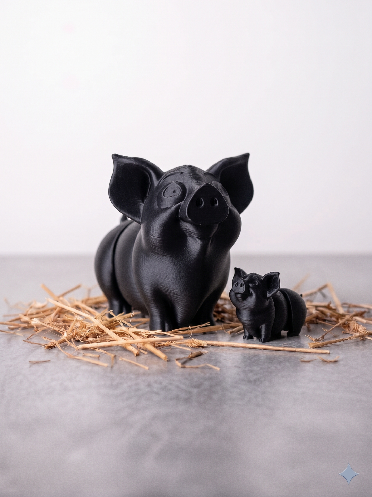 Schweinchen Figur 3D gedruckt – Süße Deko