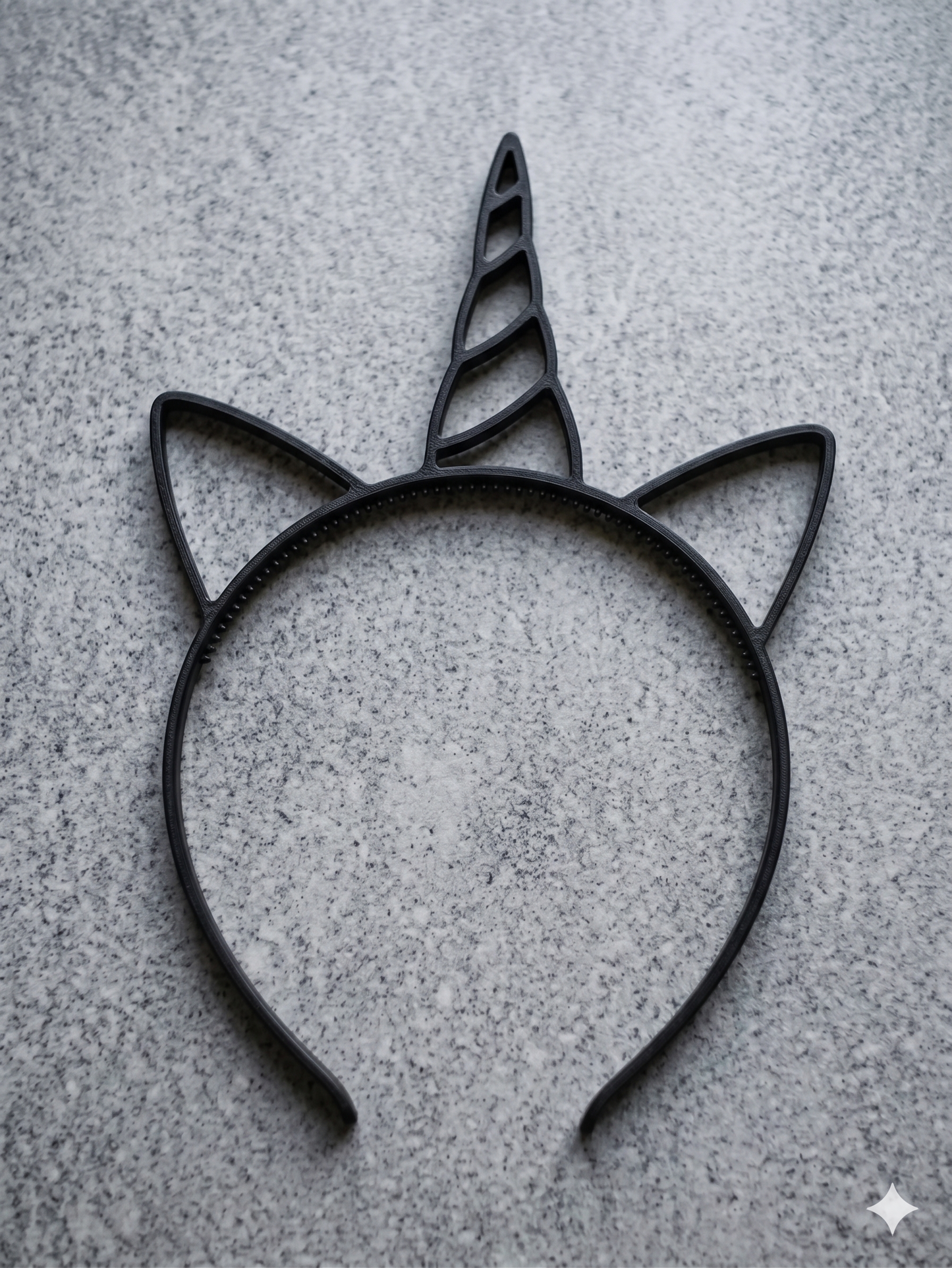 Einhorn Haarreif 3D gedruckt – Haarschmuck