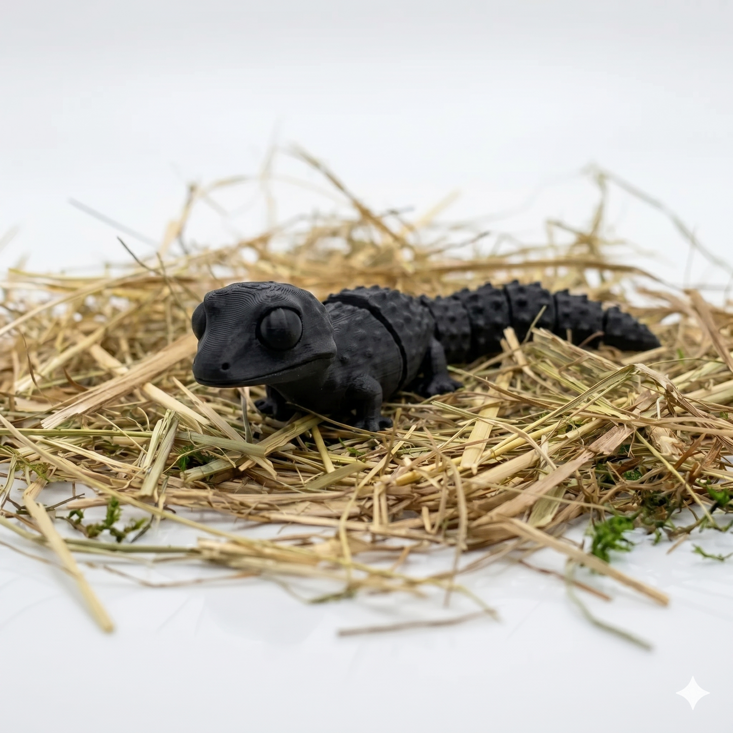 Gecko Figur 3D gedruckt – Bewegliche Tierfigur