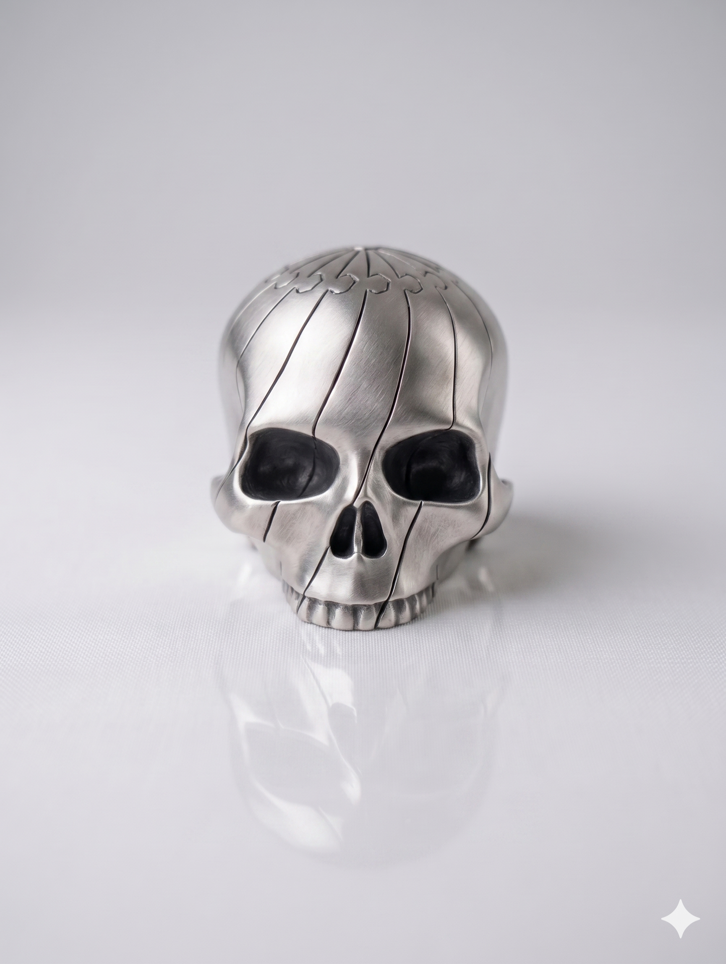 Fidget Toy Totenkopf 3D gedruckt – Stressball