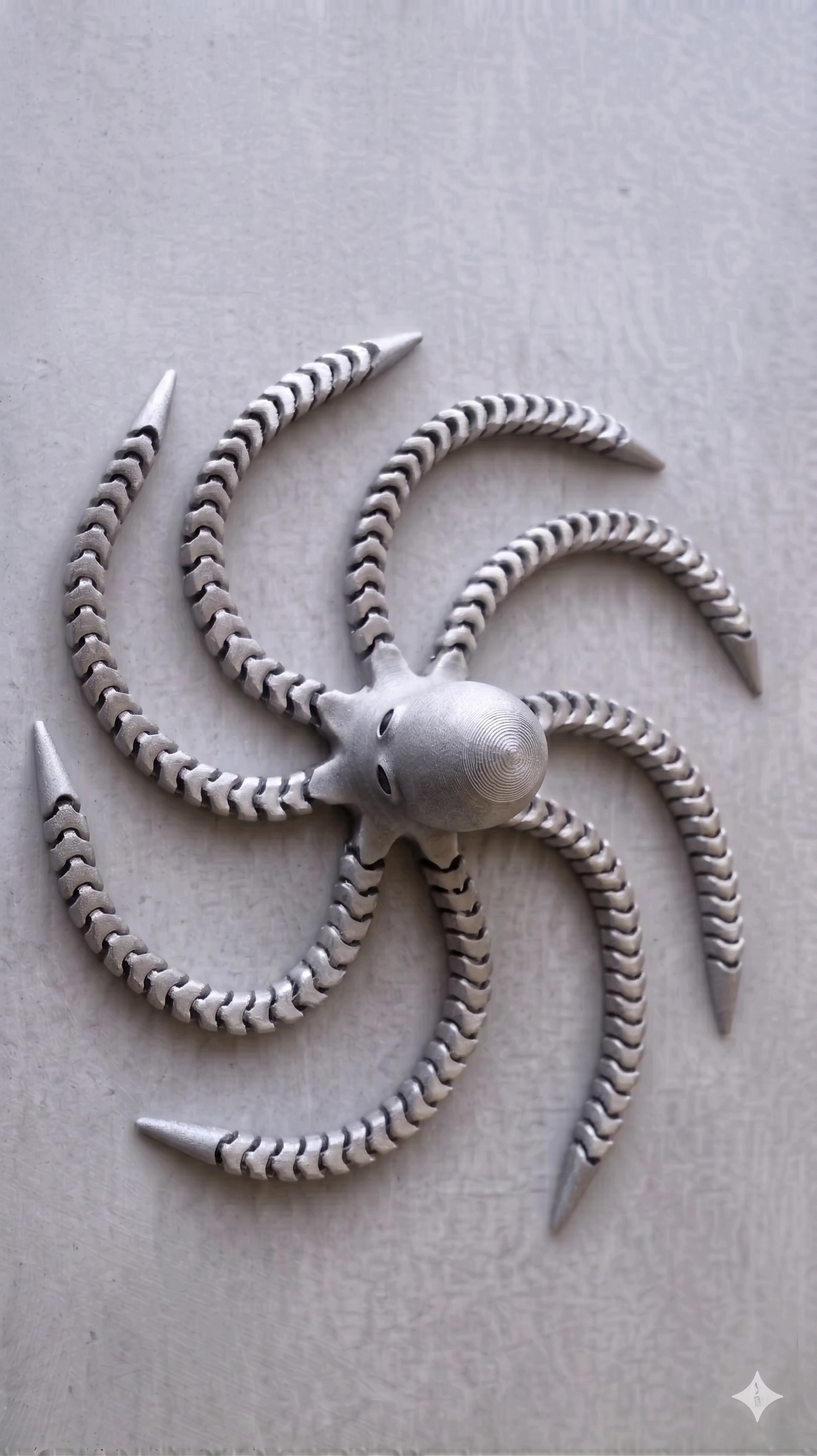 Oktopus Figur 3D gedruckt – Flexi Tintenfisch