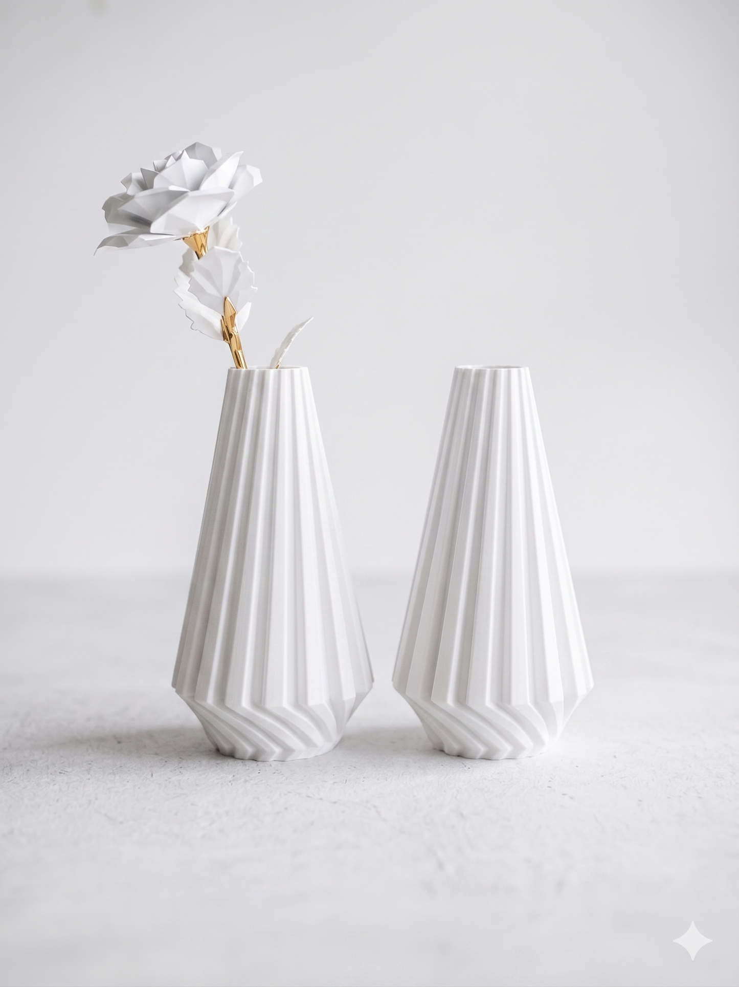 Vase 3D gedruckt – Moderne Blumenvase