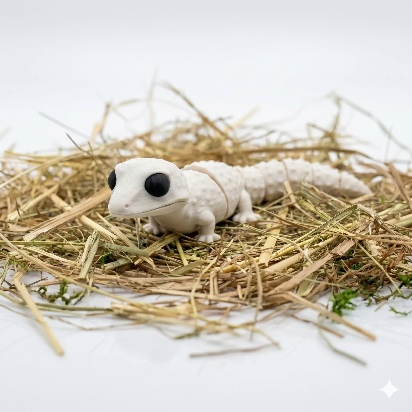 Gecko Figur 3D gedruckt – Bewegliche Tierfigur